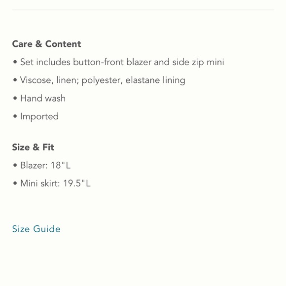 Mare Mare x Anthropologie Blazer Top & Mini Skirt Set - Picture 6 of 6